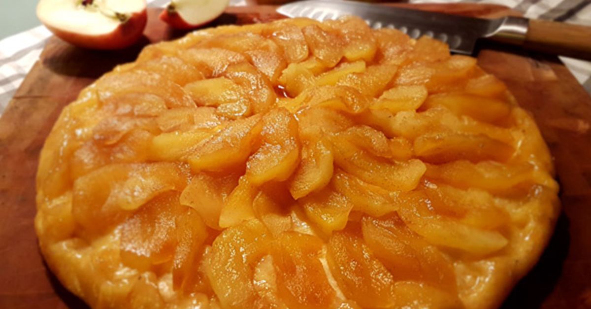Apfel-Tarte Tatin (gestürzter Apfelkuchen) - MiBon