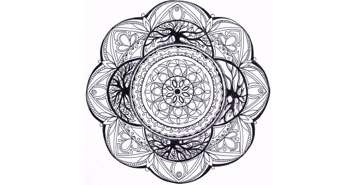  Mandala «Die vier Jahreszeiten» - MiBon Illustration 