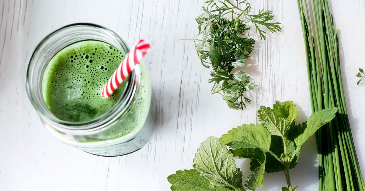 Zubereitung WildkräuterSmoothie MiBon