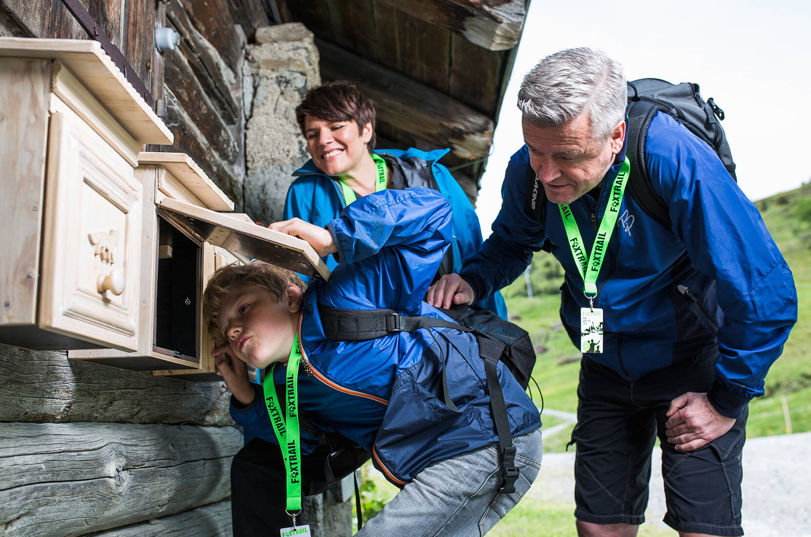 Escursione per famiglie Foxtrail Lenzerheide. Volete vedere Lenzerheide con occhi diversi e vivere insieme qualcosa di speciale?