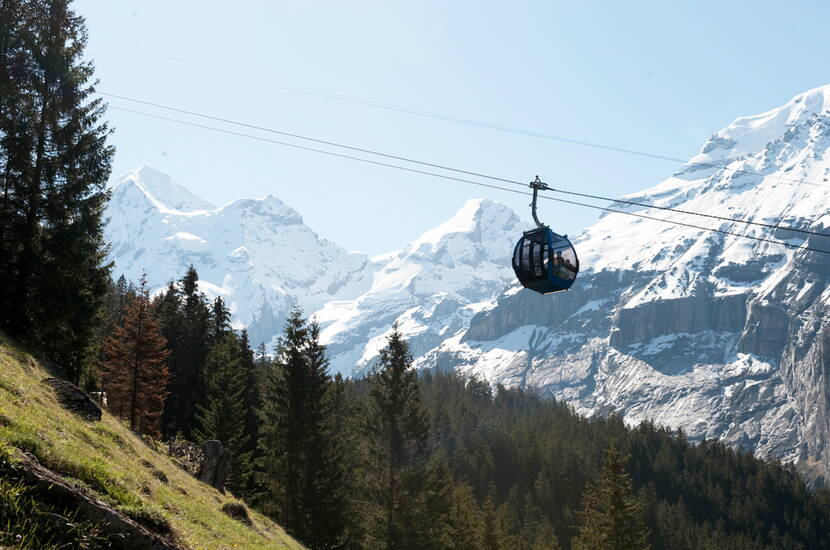 Zoom: Buts d'excursion Berne – Excursion en famille sur la piste de luge d'été du lac d'Oeschinen. Une attraction pour petits et grands – que l'on soit seul ou à deux, c'est un vrai plaisir!