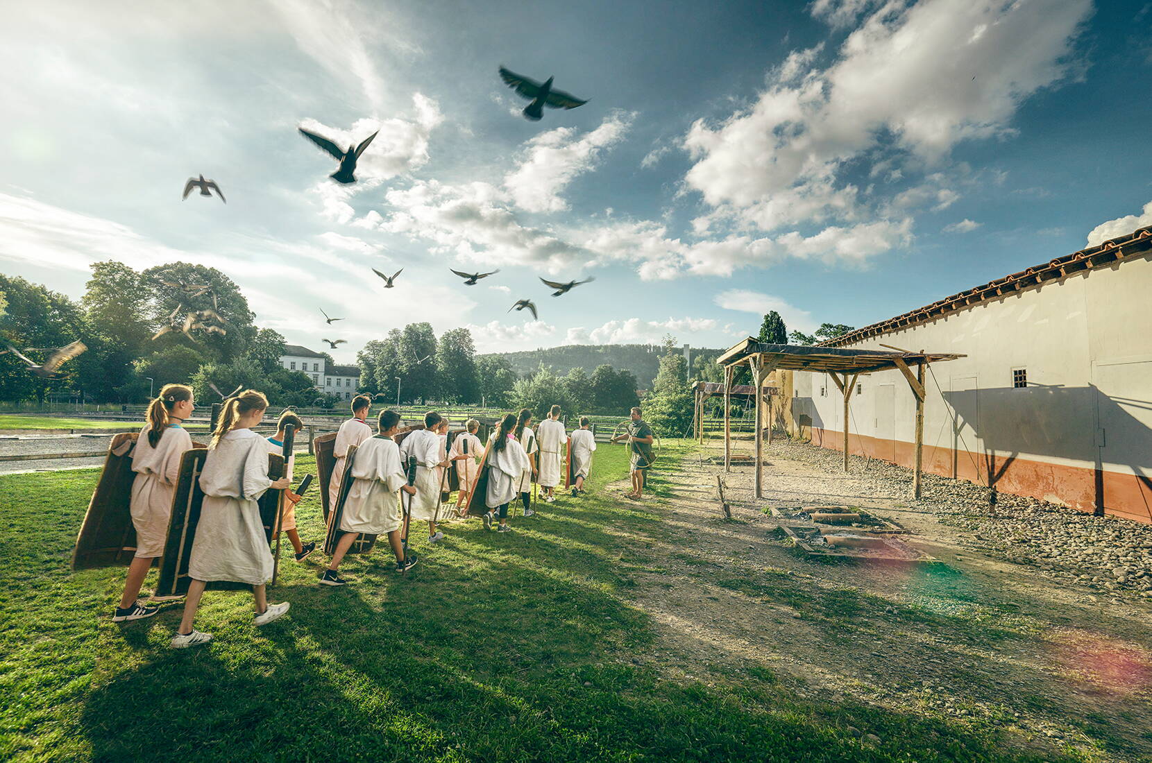 Escursione per famiglie Sentiero legionario di Vindonissa. Fate un viaggio nel tempo e visitate l'unico ex campo legionario della Svizzera!