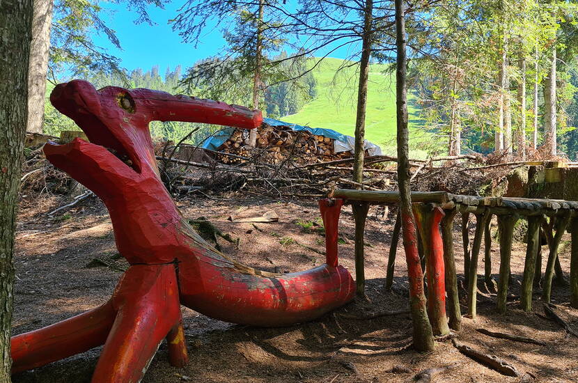 Zoom: Avec Cléo, vous partez à l'aventure sur le chemin des contes à travers la forêt de Heiligkreuz. Ce n'est qu'en résolvant correctement toutes les énigmes que vous pourrez aider le dragon à retrouver la santé.