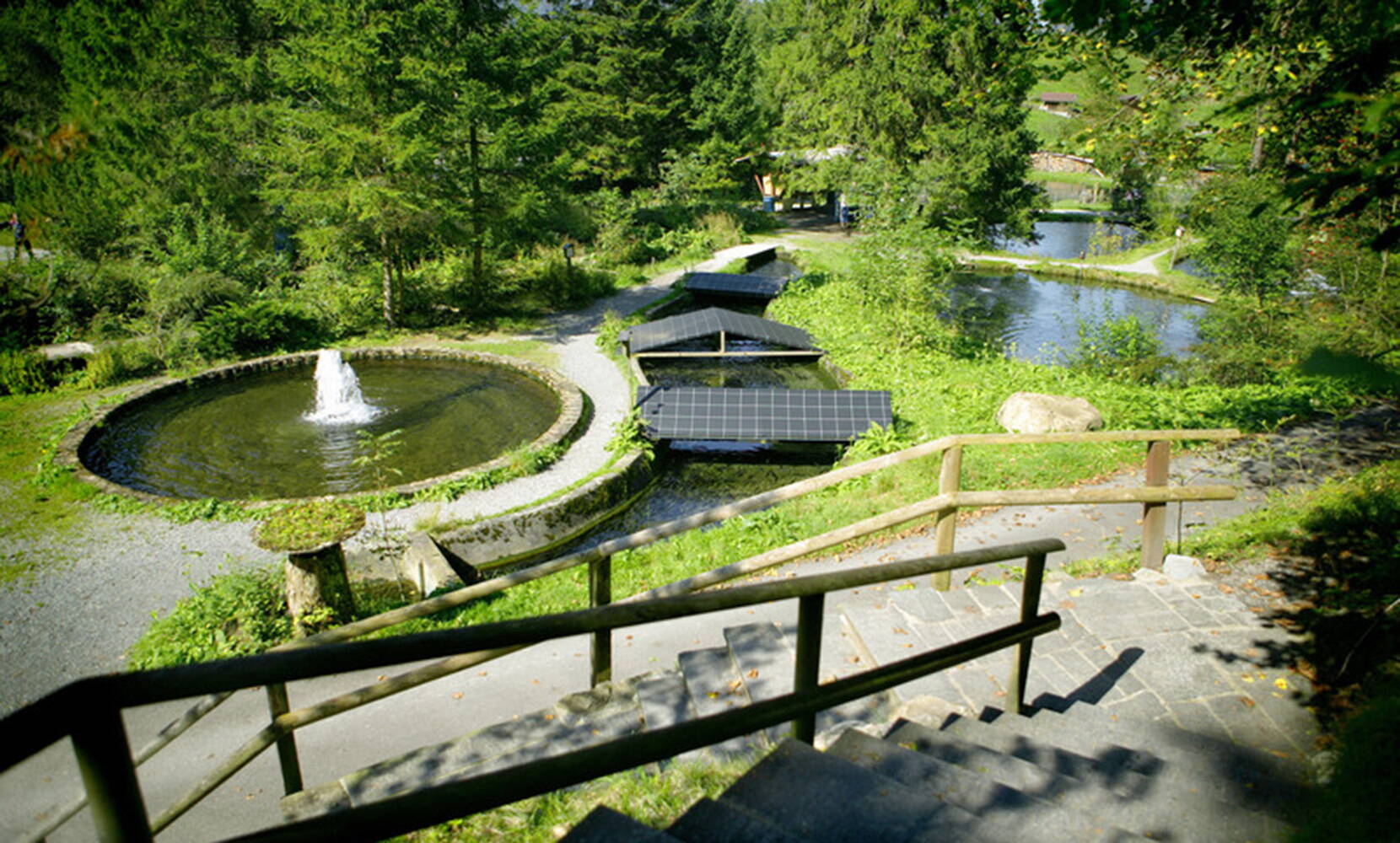 Familienausflug Natur- und Tierpark Blausee. Ein glasklarer See, eingebettet in eine imposante Naturlandschaft – der Blausee. Restaurants, Grillplätze, ein toller Spielplatz, die Forellenzucht, der Blockwald und eine Fahrt im Glasbodenboot. 