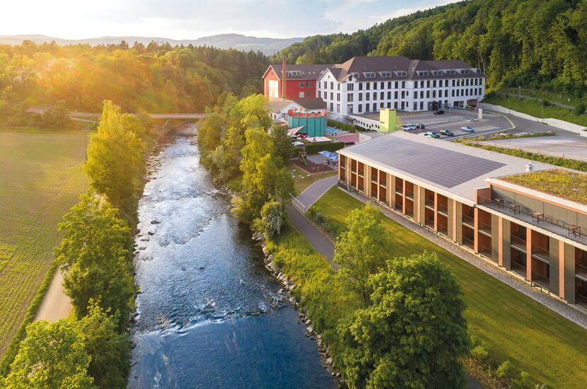 Aussenansicht des Seminar- und Eventhotels Riverside