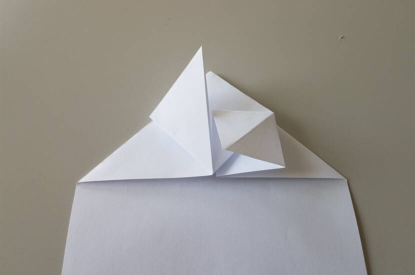 Karte mit 3D Faltherz Eine Schritt-für-Schritt-Anleitung für das 3D-Faltherz findest du in der Anleitung.