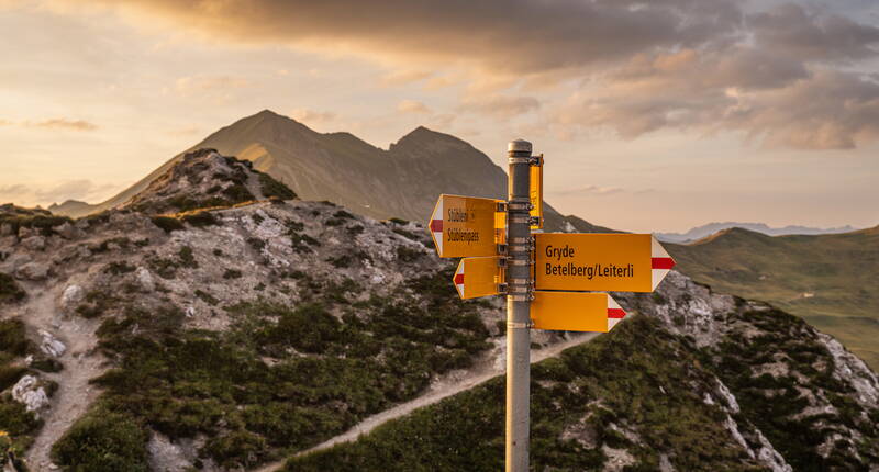 Sul Betelberg si nasconde un luogo affascinante con un paesaggio straordinario: il Gryden. Escursione – meraviglia – divertimento è il motto del sentiero circolare d'alta quota del Gryden. Il punto di partenza e di arrivo dell'escursione circolare è la stazione a monte di Leiterli.