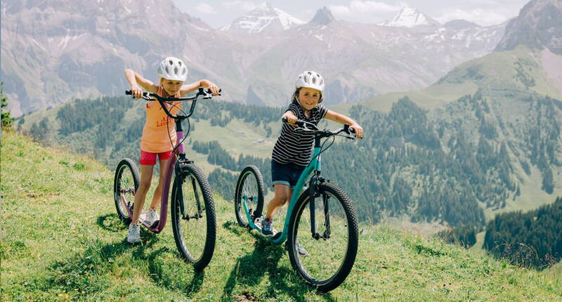 La trottinette est le meilleur moyen de profiter de la liberté qu'offre la VogellisiBerg. Avec 45 kilomètres répartis sur 7 itinéraires, la descente se fait en toute insouciance. Le bus ou le train permettent de rejoindre rapidement le point de départ suivant.