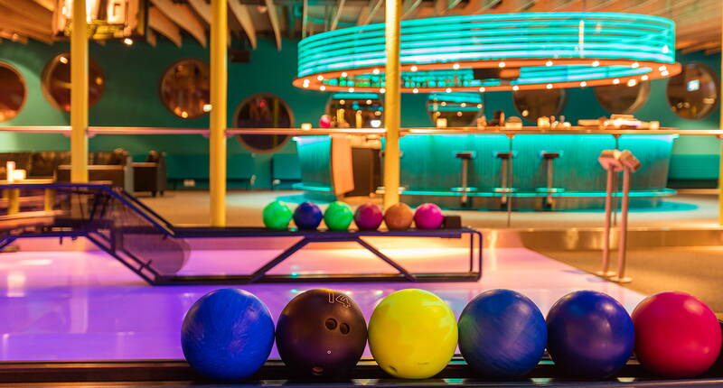 Bowlingbahn für den Bowlingplausch mit Freunden im Riverside Hotel