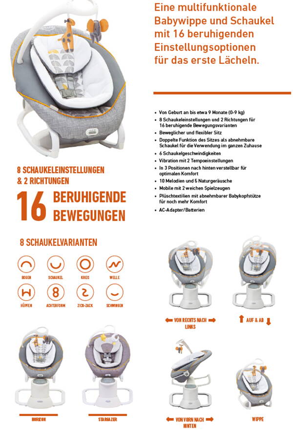 Graco® All Ways Soother™ Babywippe