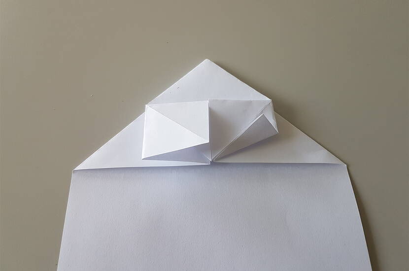 Karte mit 3D Faltherz Eine Schritt-für-Schritt-Anleitung für das 3D-Faltherz findest du in der Anleitung.