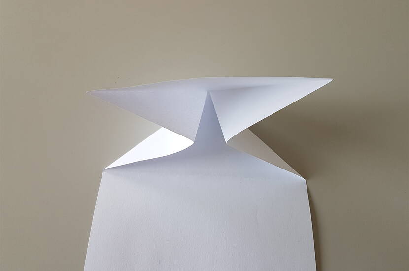 Karte mit 3D Faltherz Eine Schritt-für-Schritt-Anleitung für das 3D-Faltherz findest du in der Anleitung.